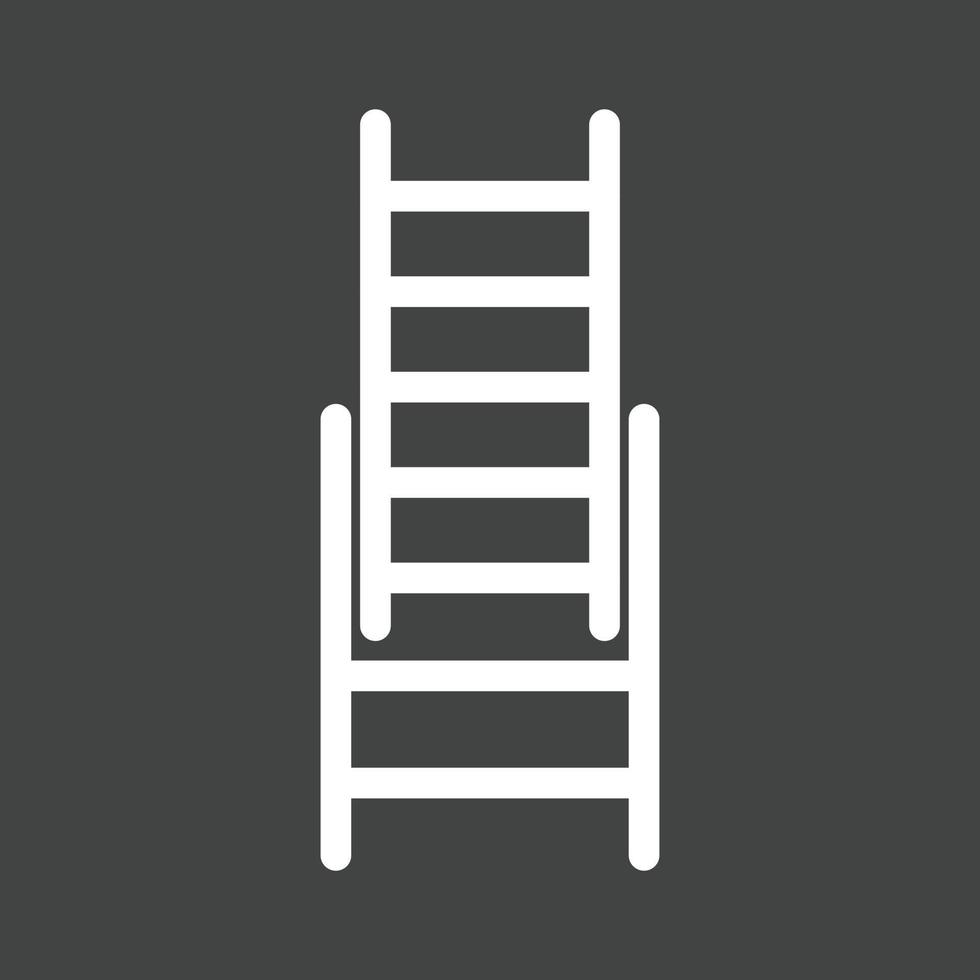 Ladders Line Inverted Icon vector