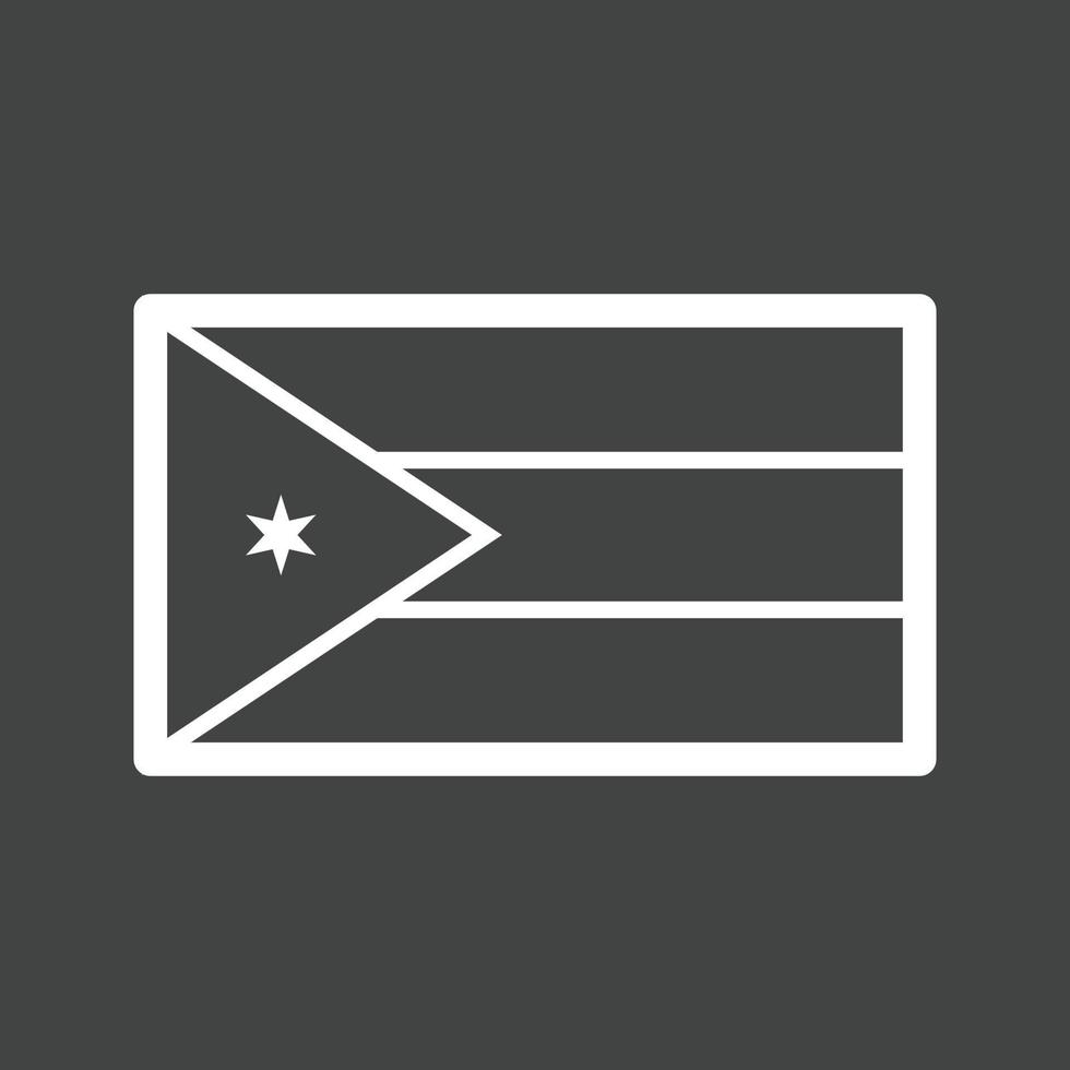 Jordan Line Inverted Icon vector