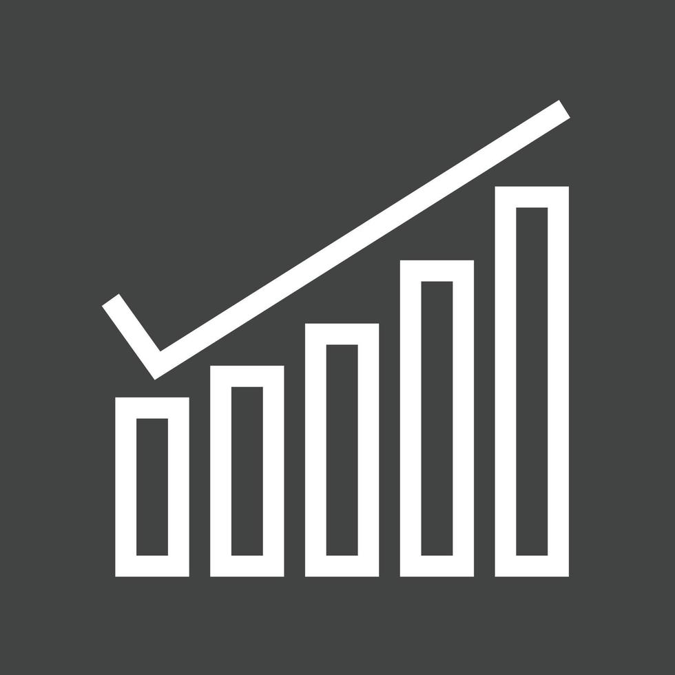 Pagerank Checker Line Inverted Icon vector