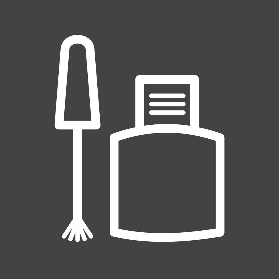 Ink Remover Line Inverted Icon vector