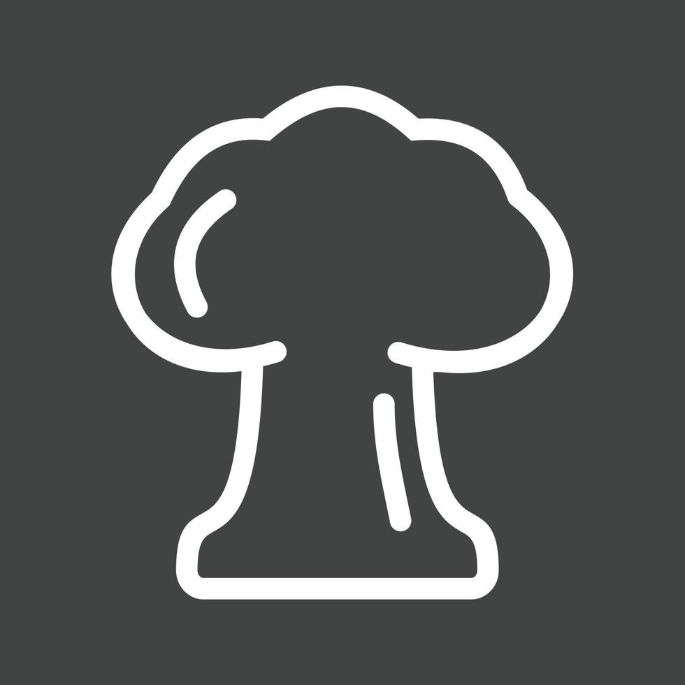 Explosion Line Inverted Icon vector