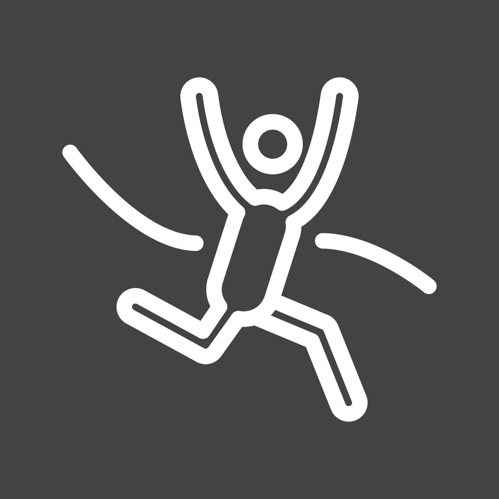 Finish Line Inverted Icon vector