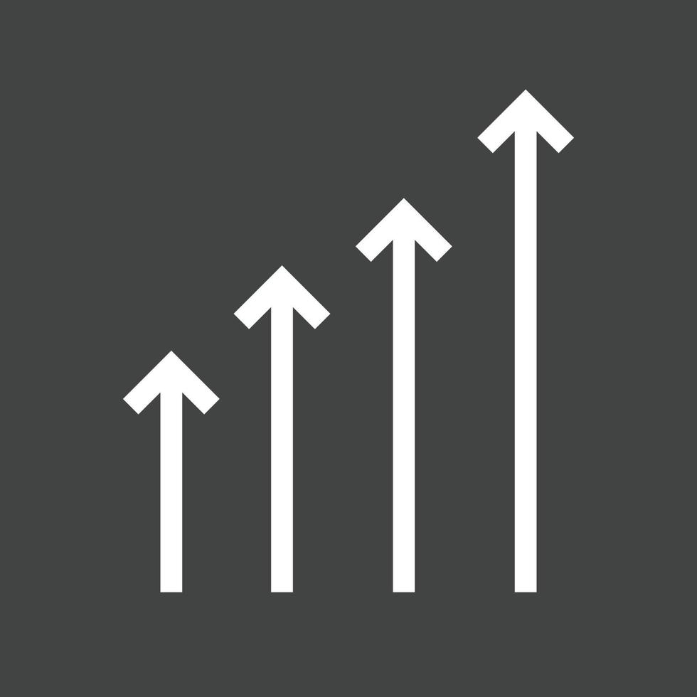 Revenues Line Inverted Icon vector