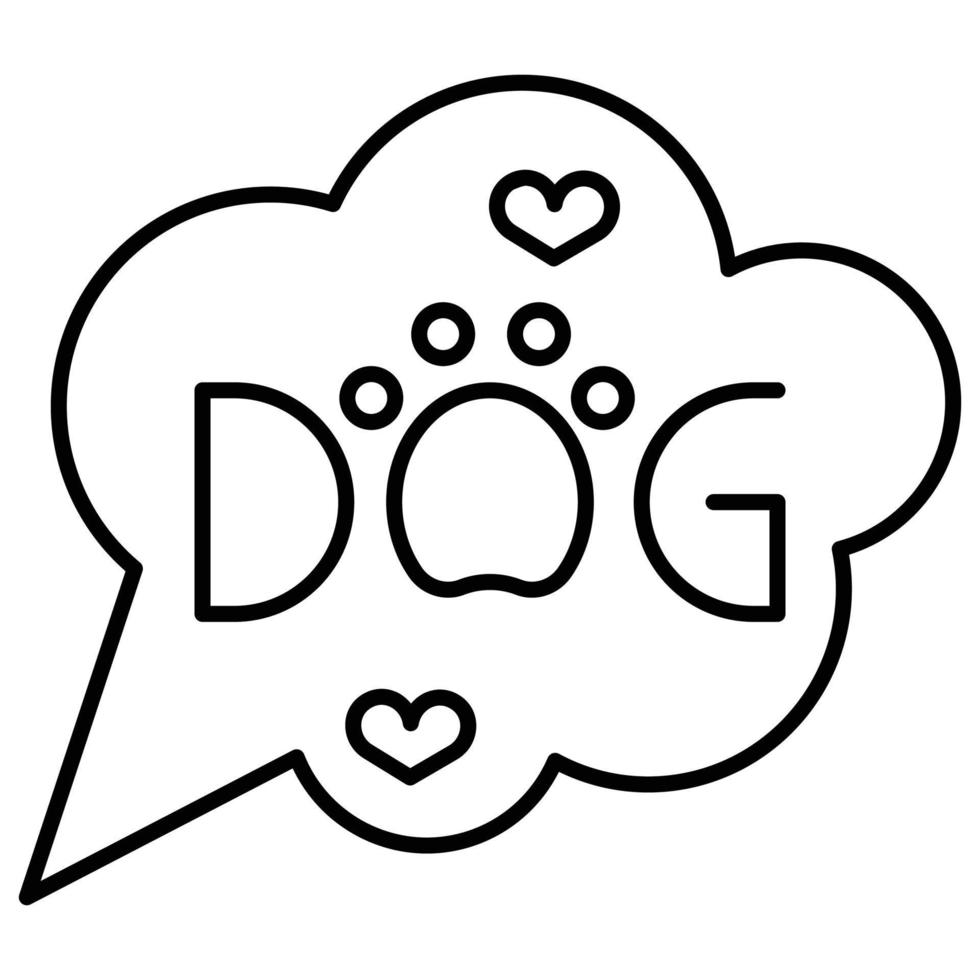 icono de decoración, tema de tienda de mascotas vector