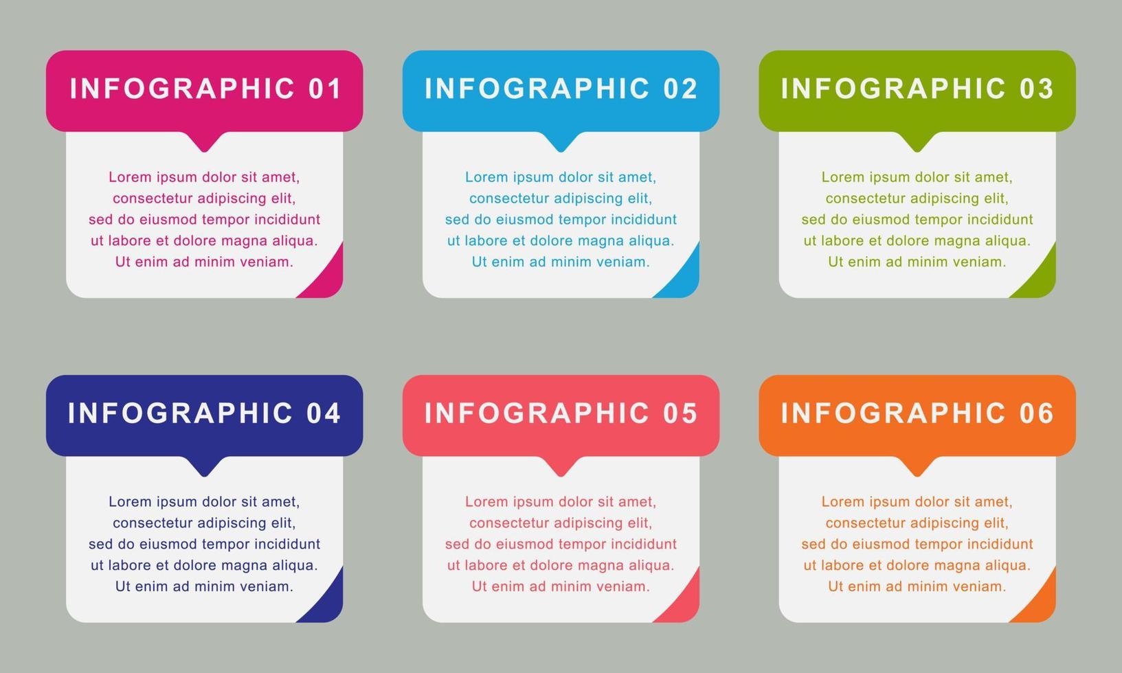 Modern business infographic elements in flat design. vector illustration. EPS 10.