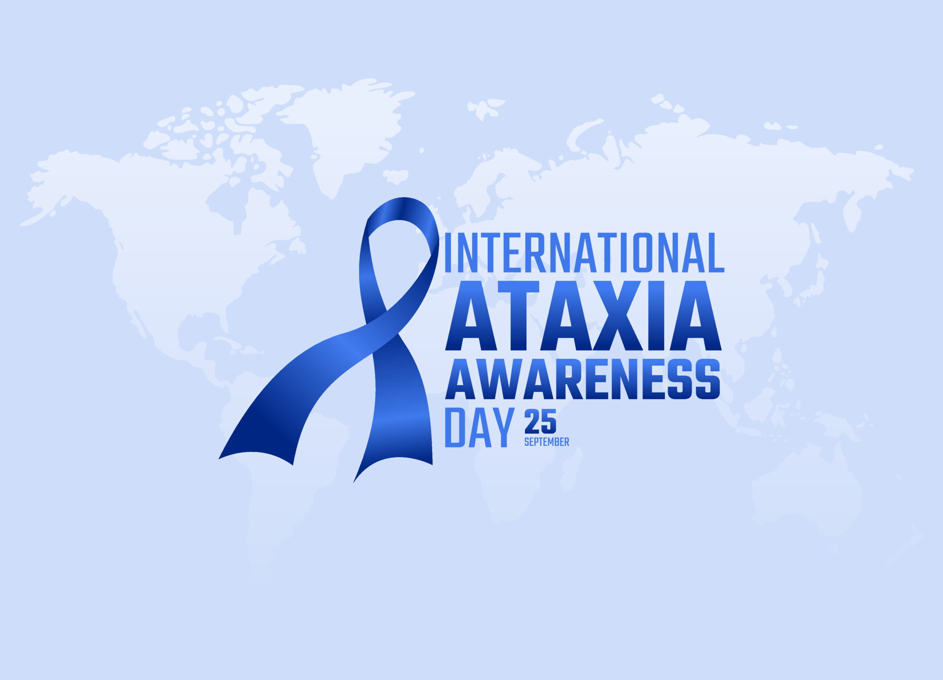 vector graphic of international ataxia awareness day good for