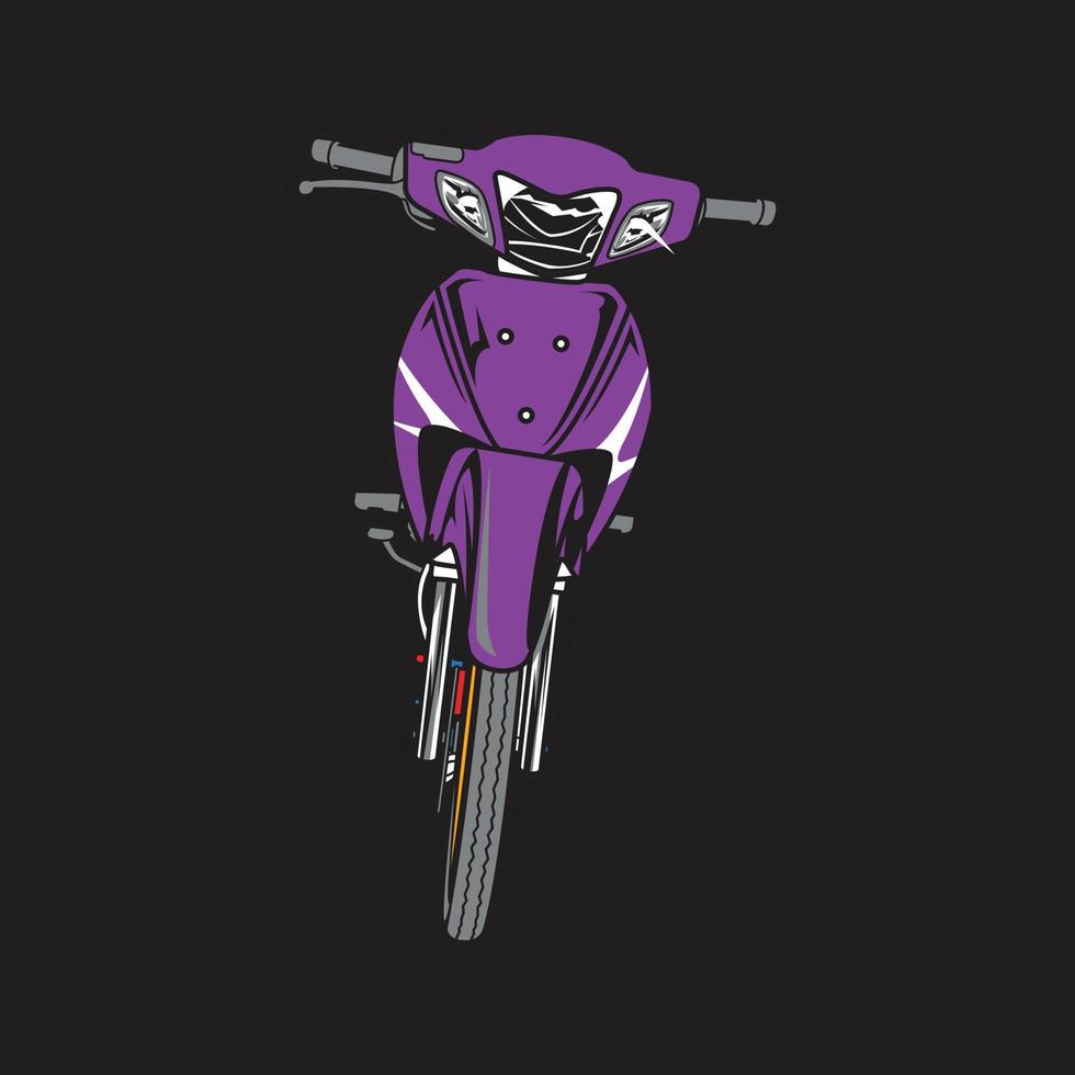 bicicleta, vector, ilustración vector