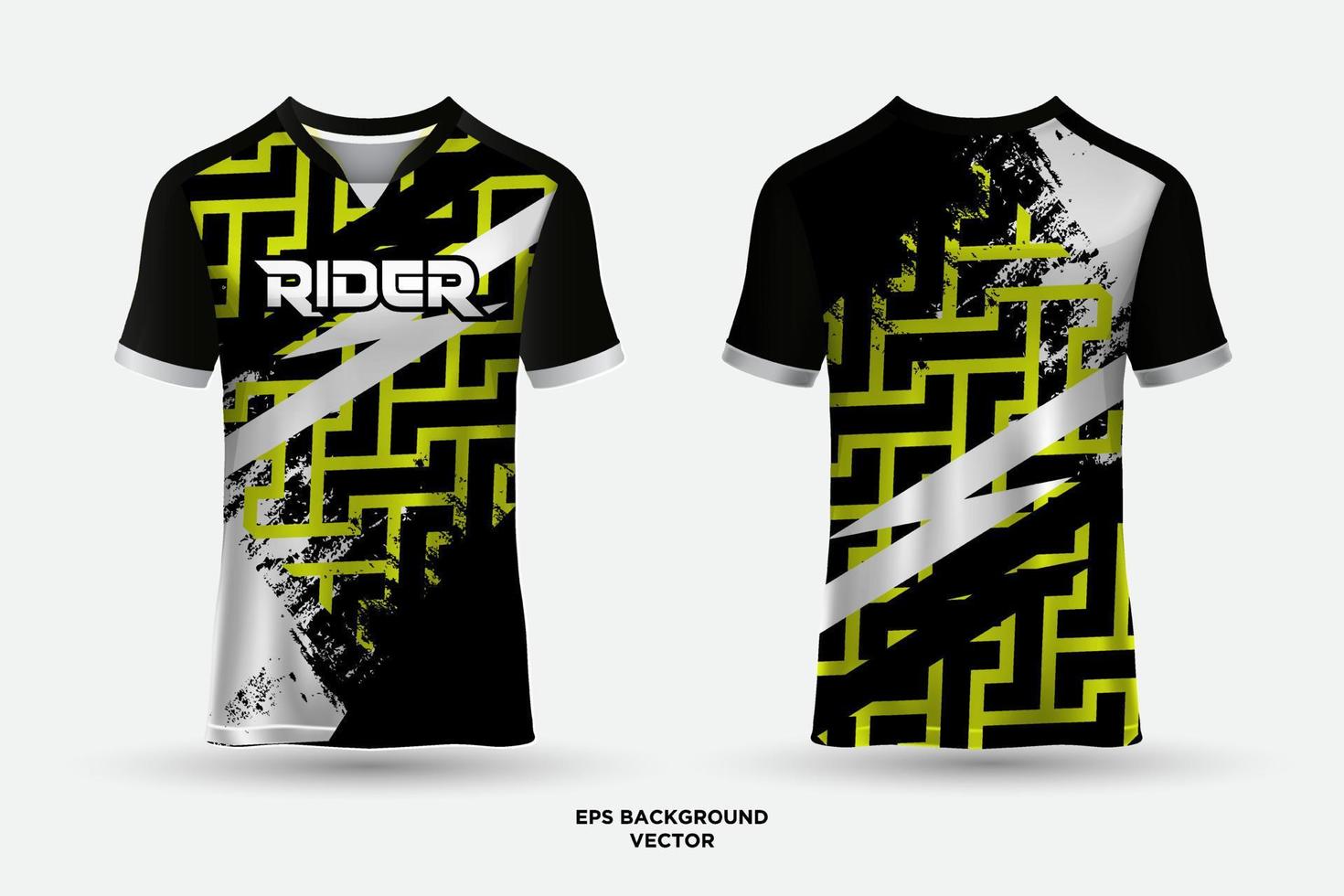 Futuristic and modern design jersey suitable for racing, soccer, gaming, e sports and cycling. vector