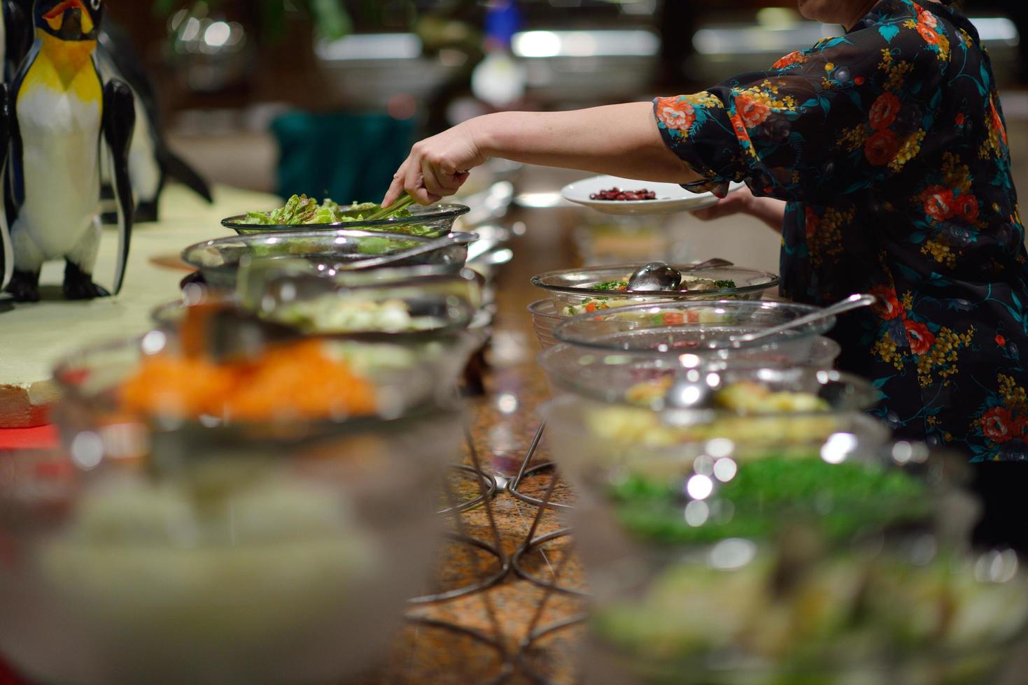 Buffet food view photo