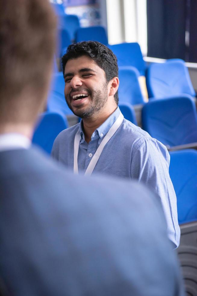 Portrait of a young successful Businessman photo