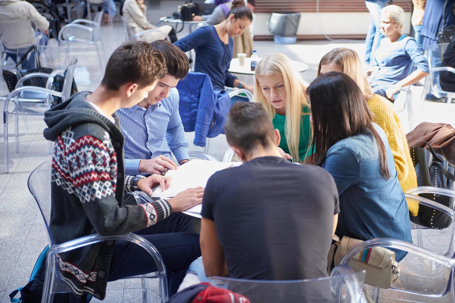 students group  study photo