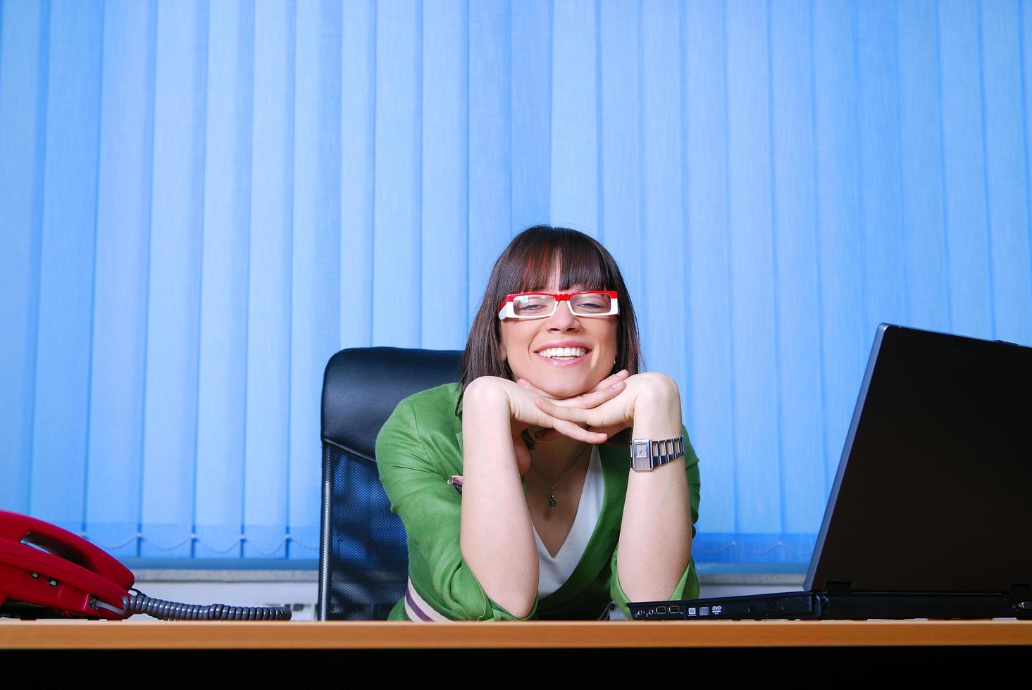 Businesswoman portrait view photo