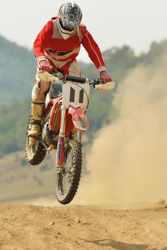 Motocross bike view photo