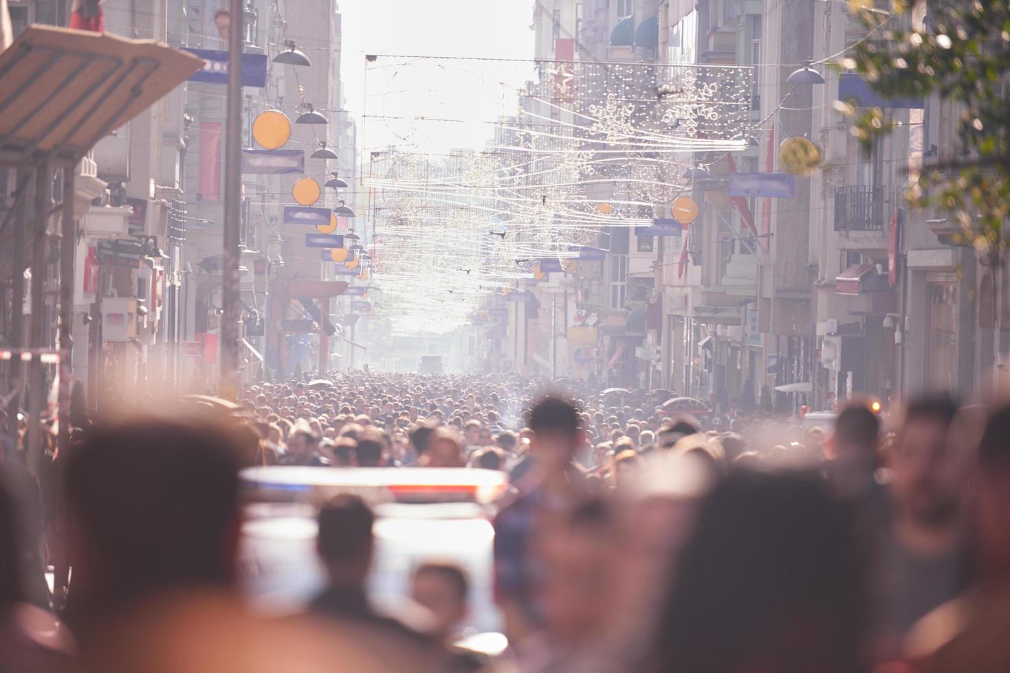 people crowd walking on street photo