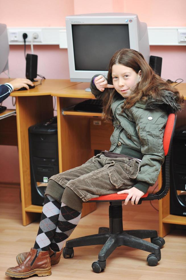 it education with children in school photo