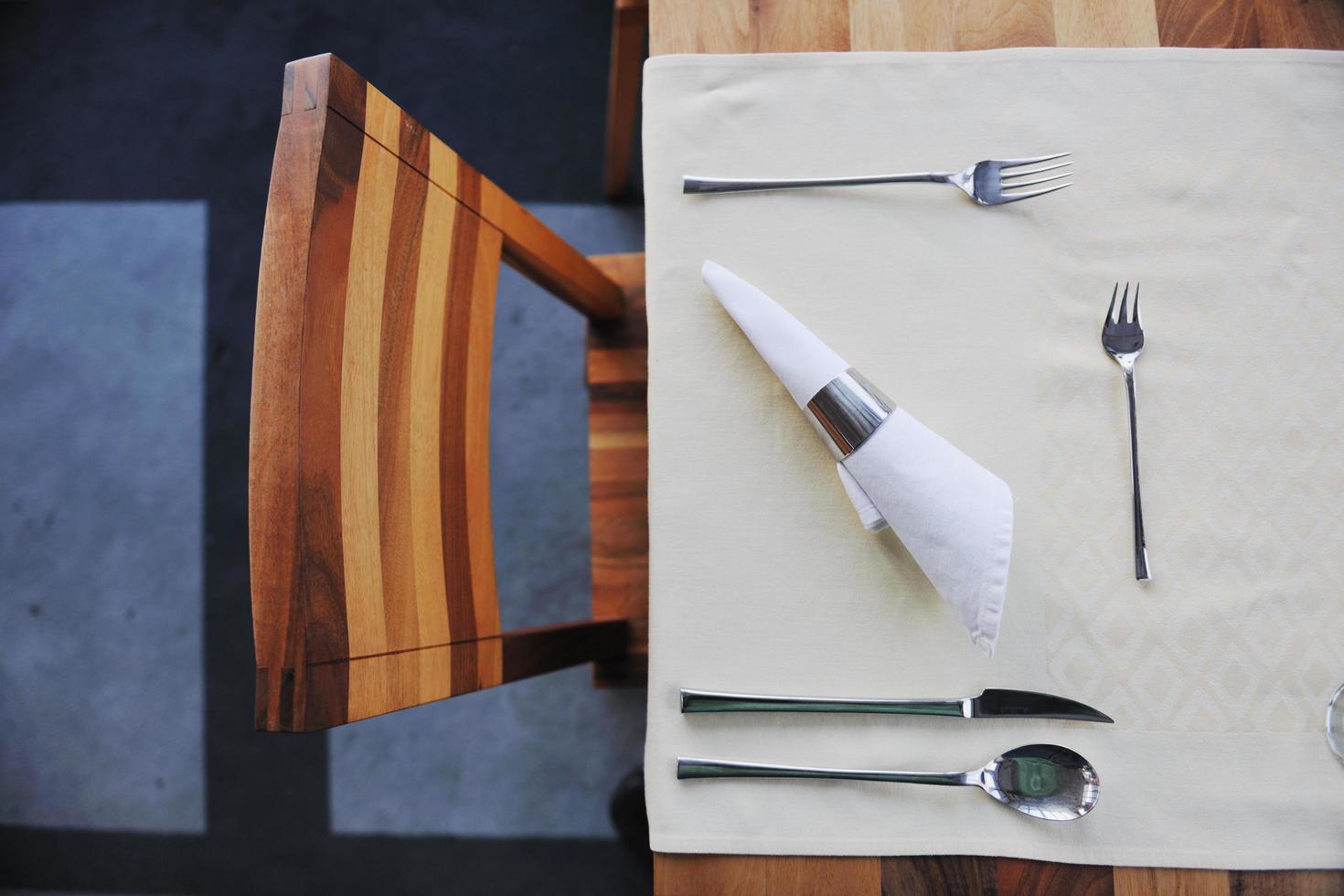 restaurant table view photo