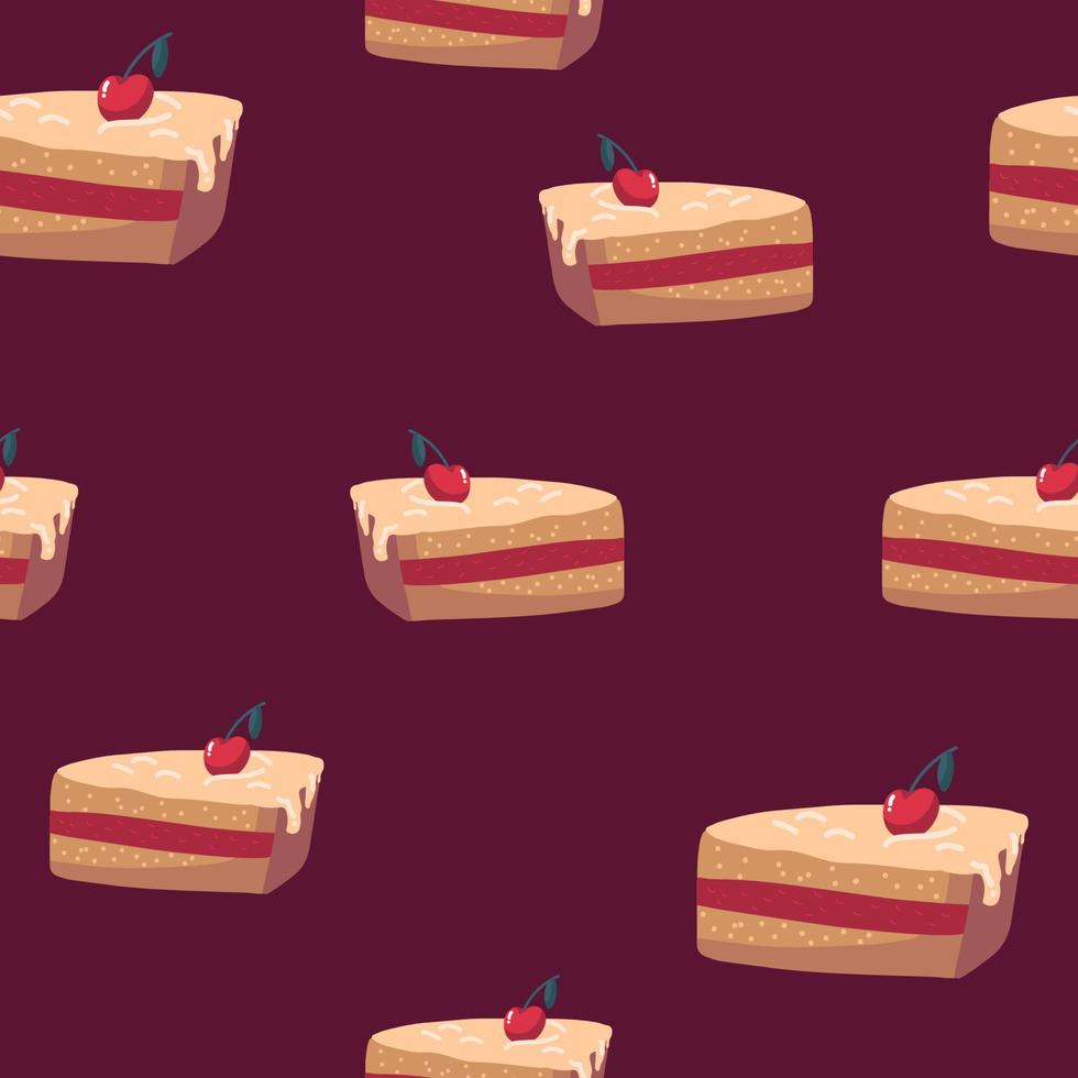 Seamless pattern with sweets.Seamless pattern can be used for wallpaper, pattern fills, web page background,surface textures. vector