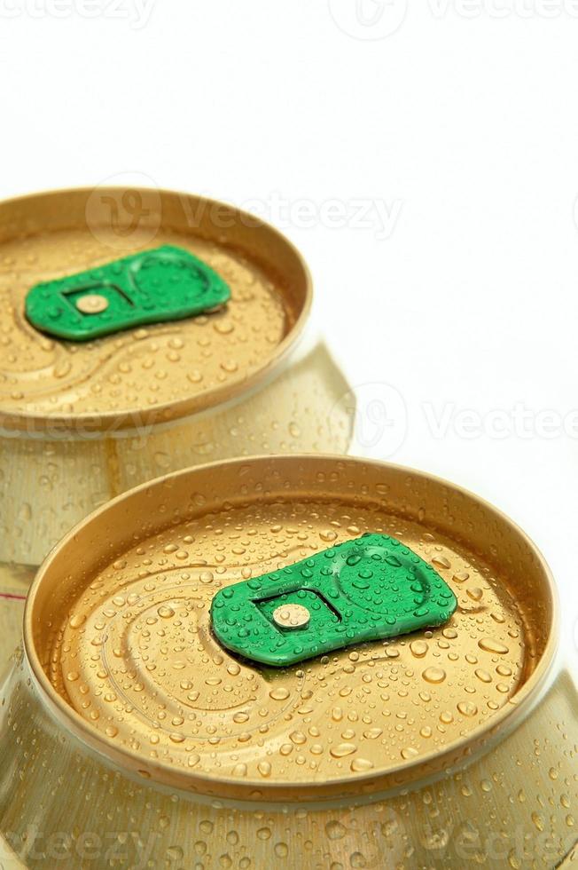 Green cap cans photo