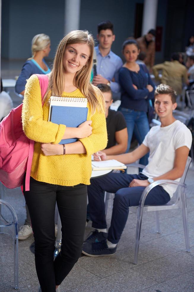 grupo de estudiantes de estudio foto