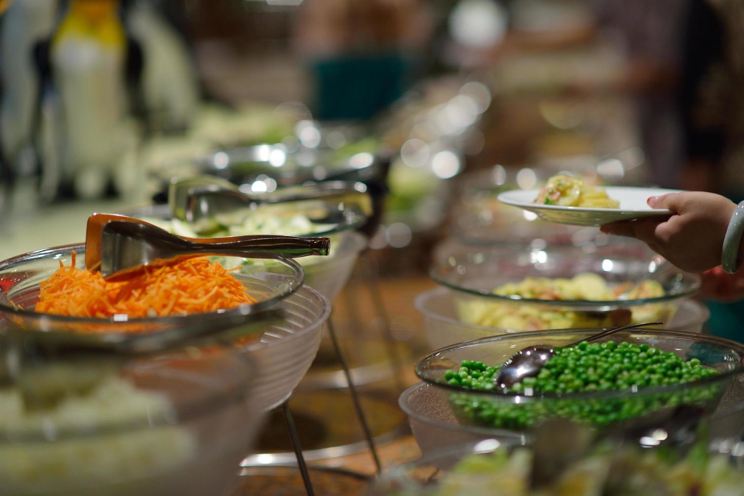 Buffet food view photo