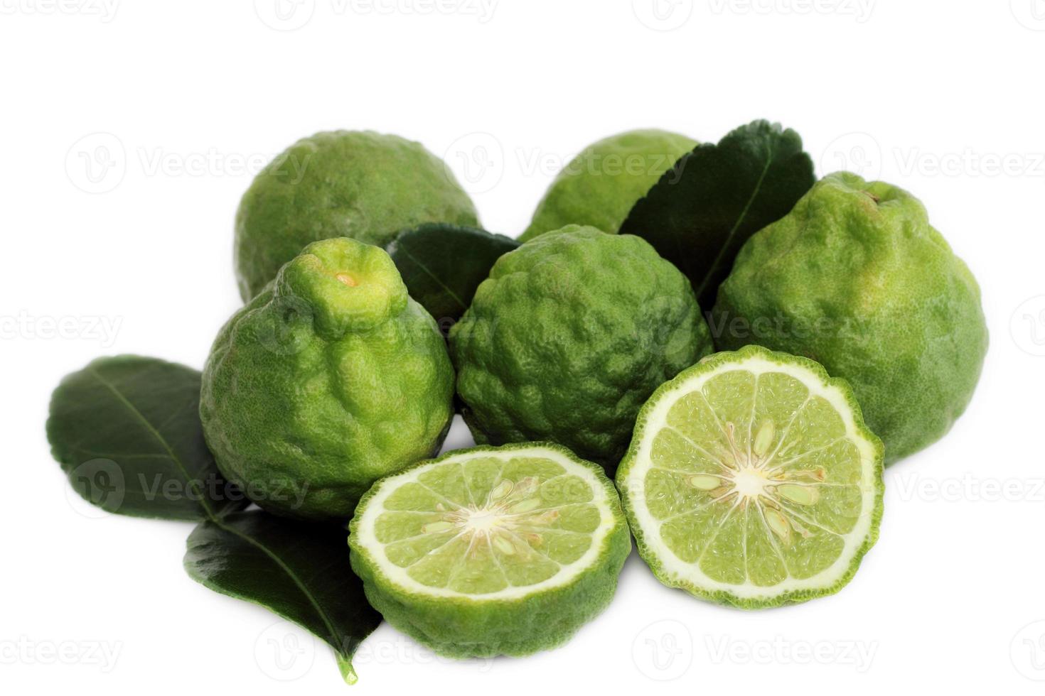 Kaffir Lime or bergamot. photo
