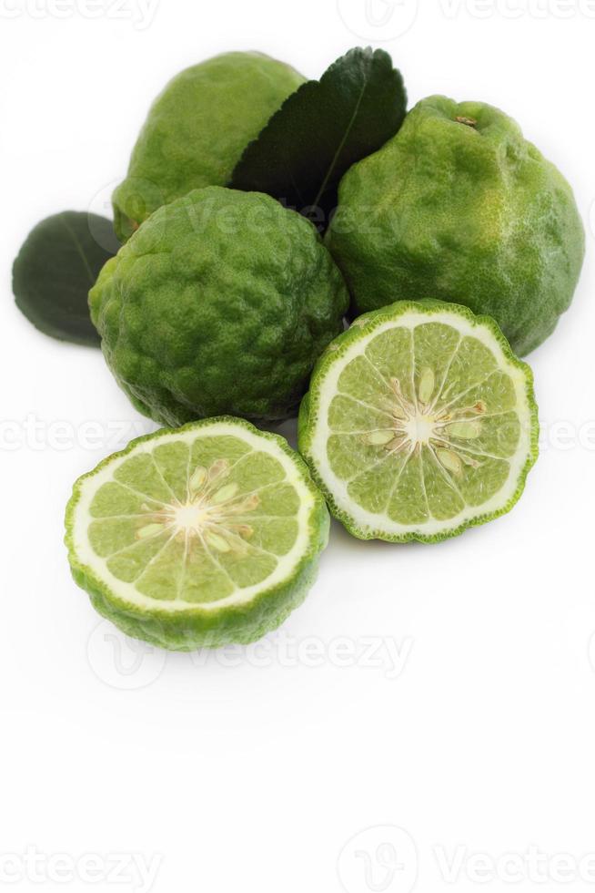 Kaffir Lime or bergamot. photo