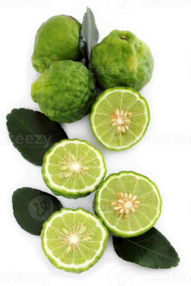 Kaffir Lime or bergamot. photo