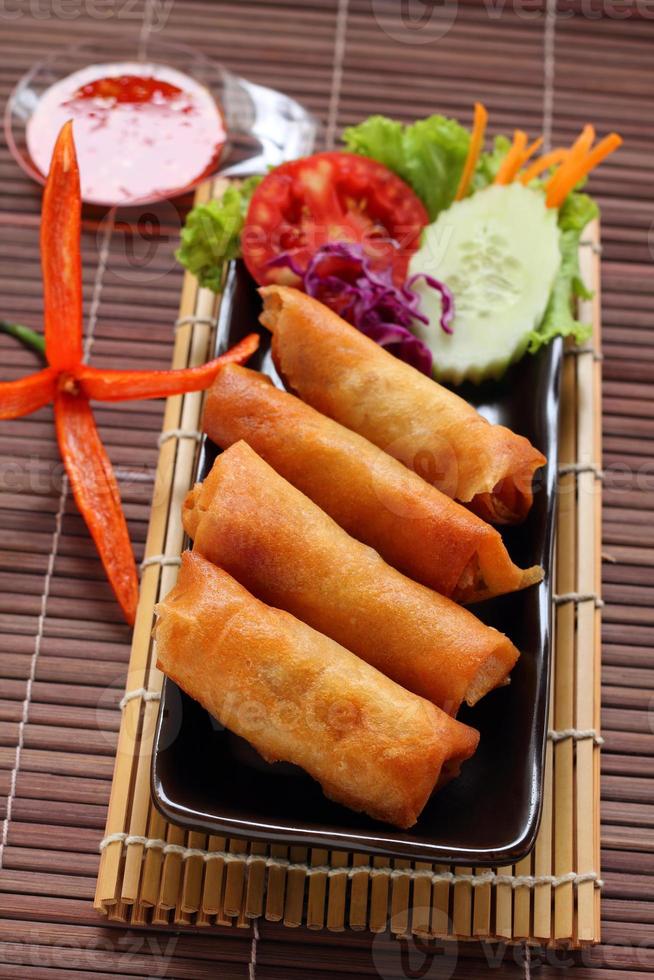 Fried Spring Rolls. photo