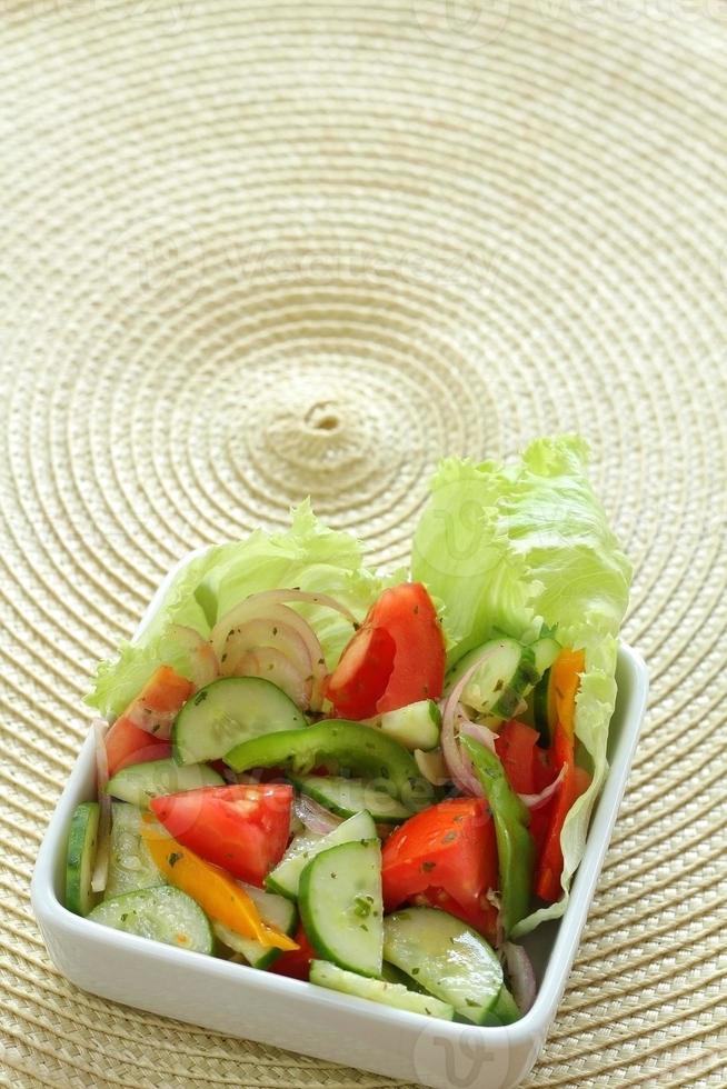 Salad vegetables  mixed for healthy. photo