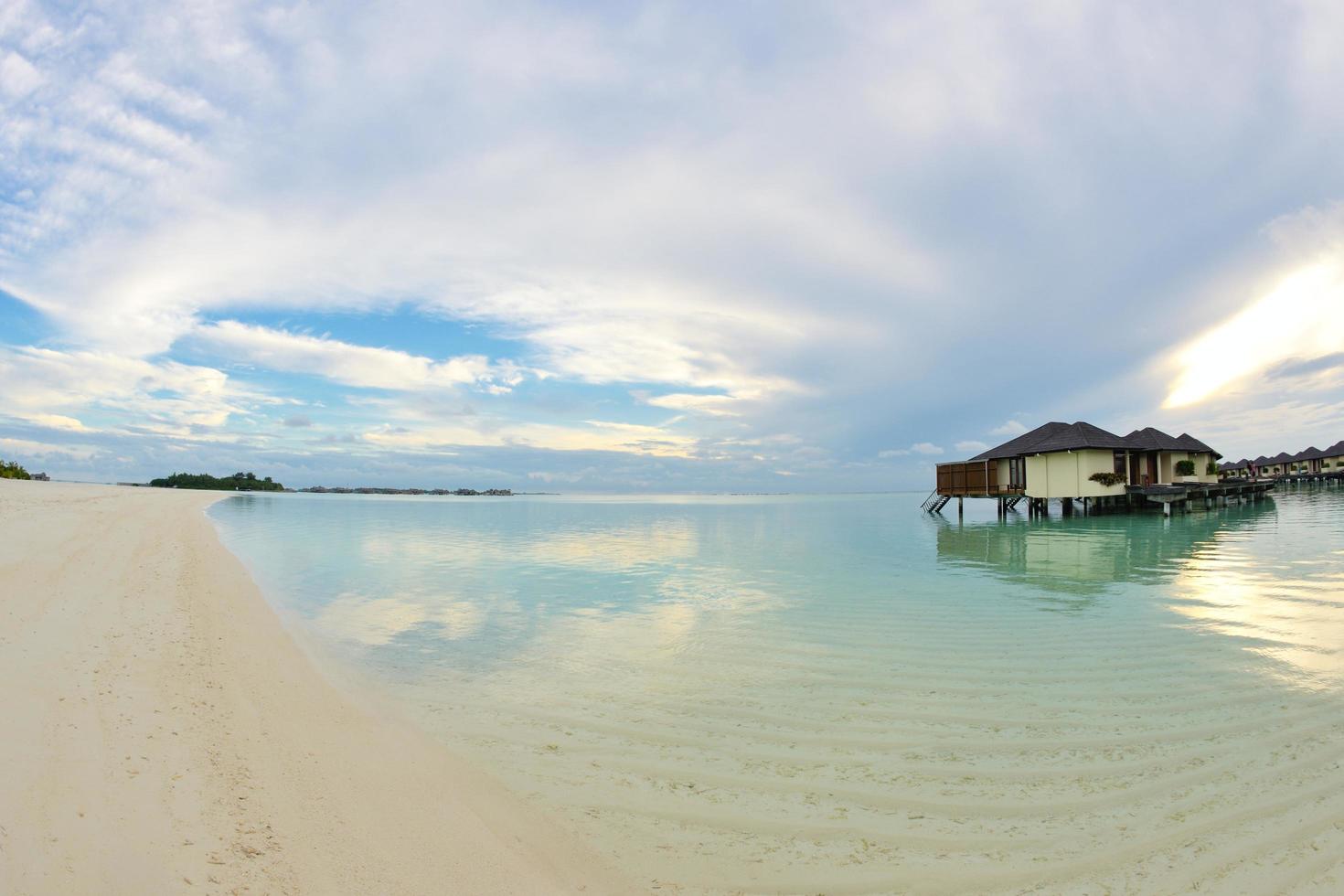 Tropical beach view photo