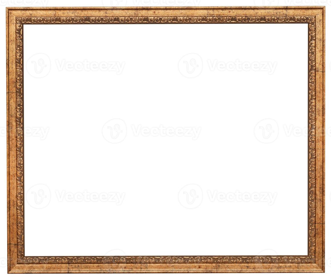 classic style narrow wooden picture frame photo
