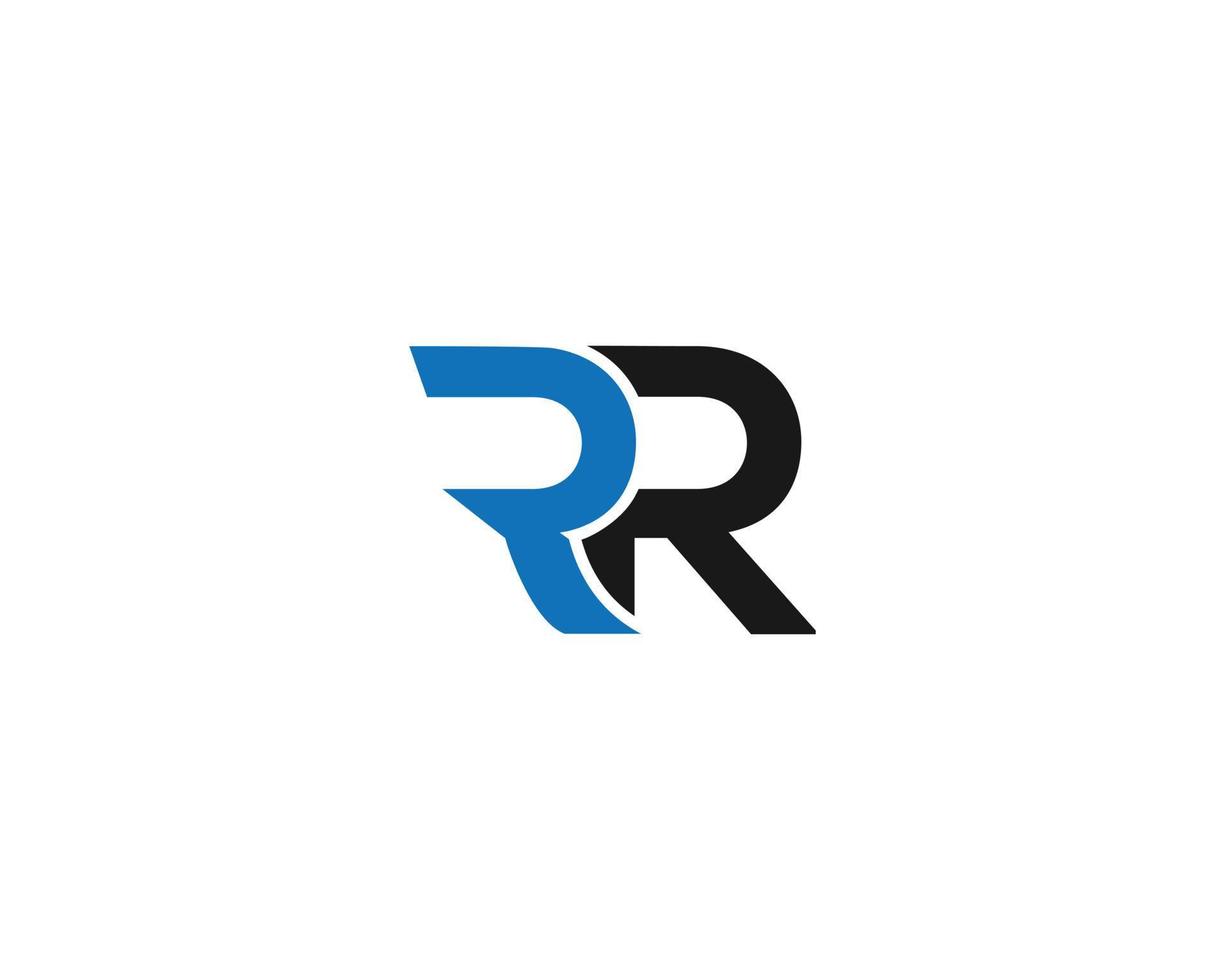 RR Letter Logo Unique Attractive Creative Modern Initial Design Vector 