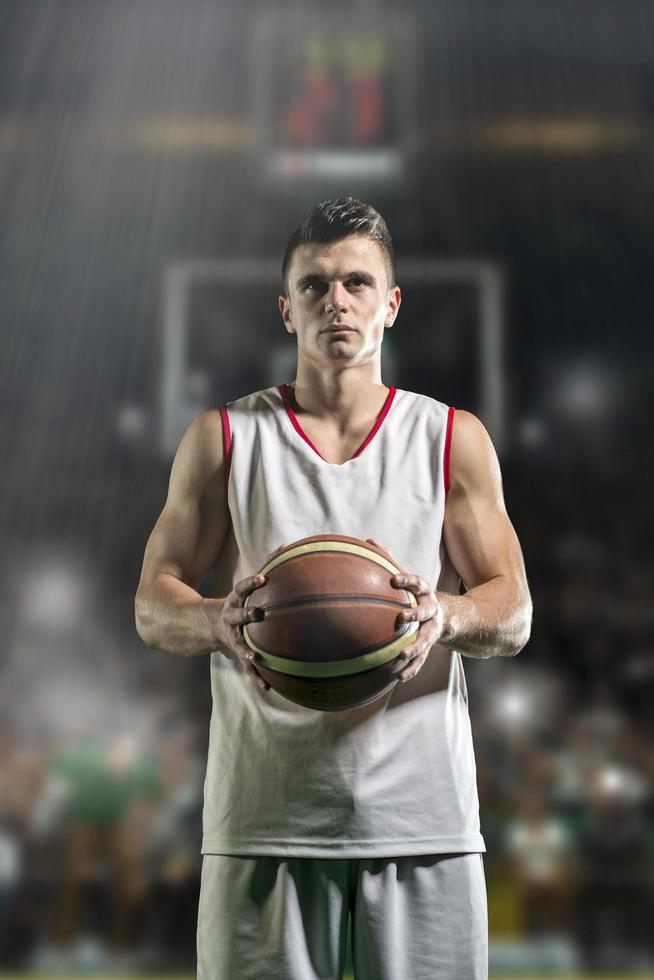 Basketball player portrait photo