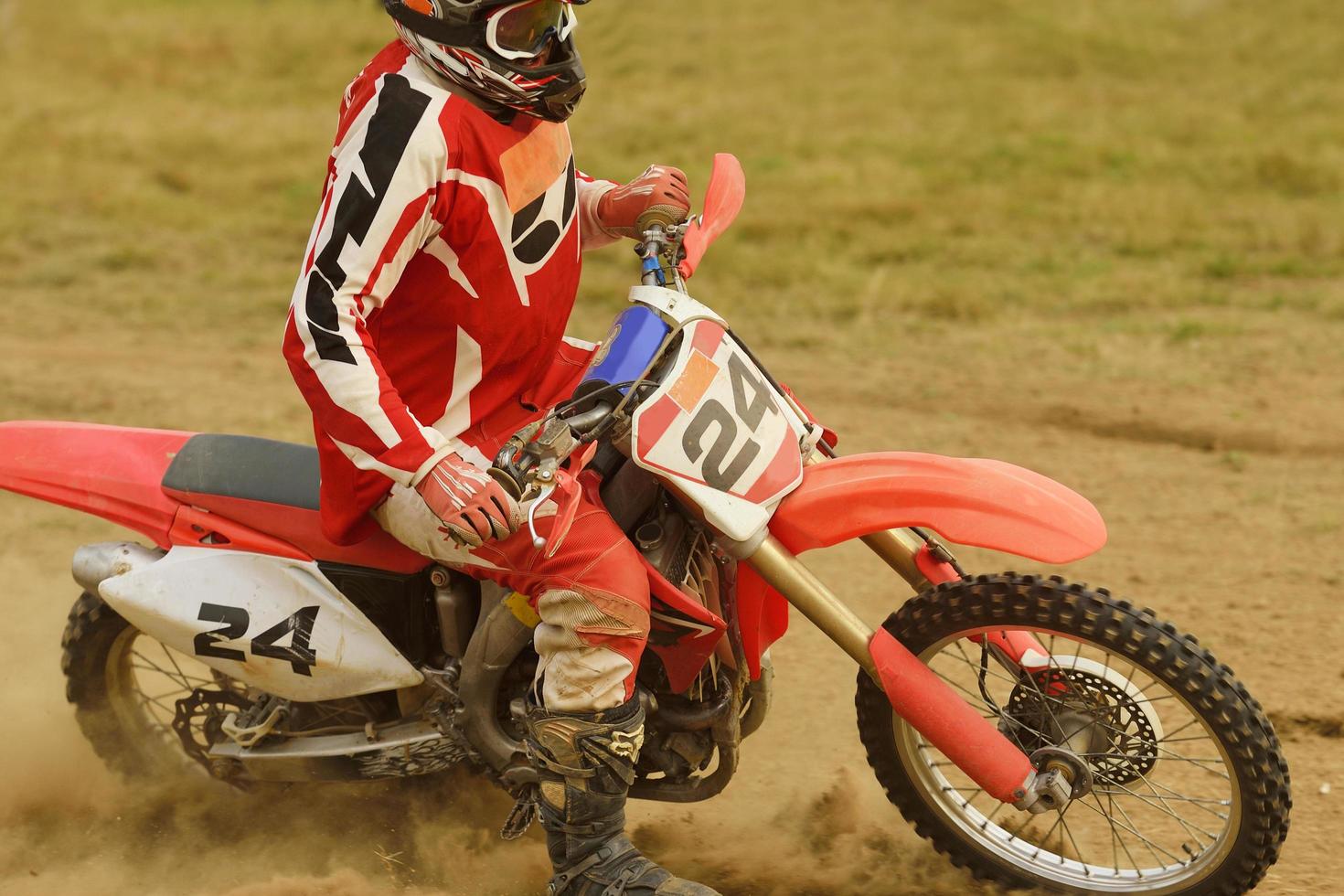 Motocross bike view photo