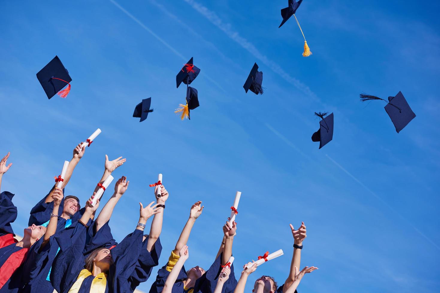 high school graduates students photo