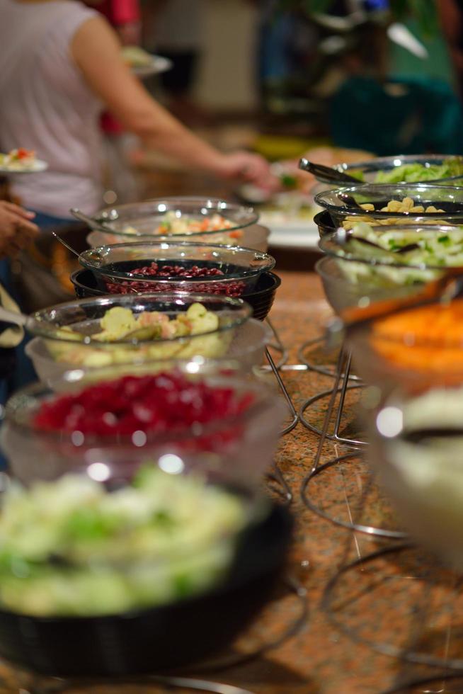Buffet food view photo