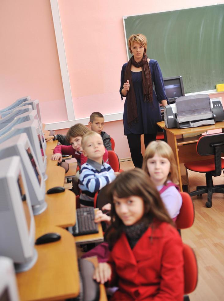 it education with children in school photo