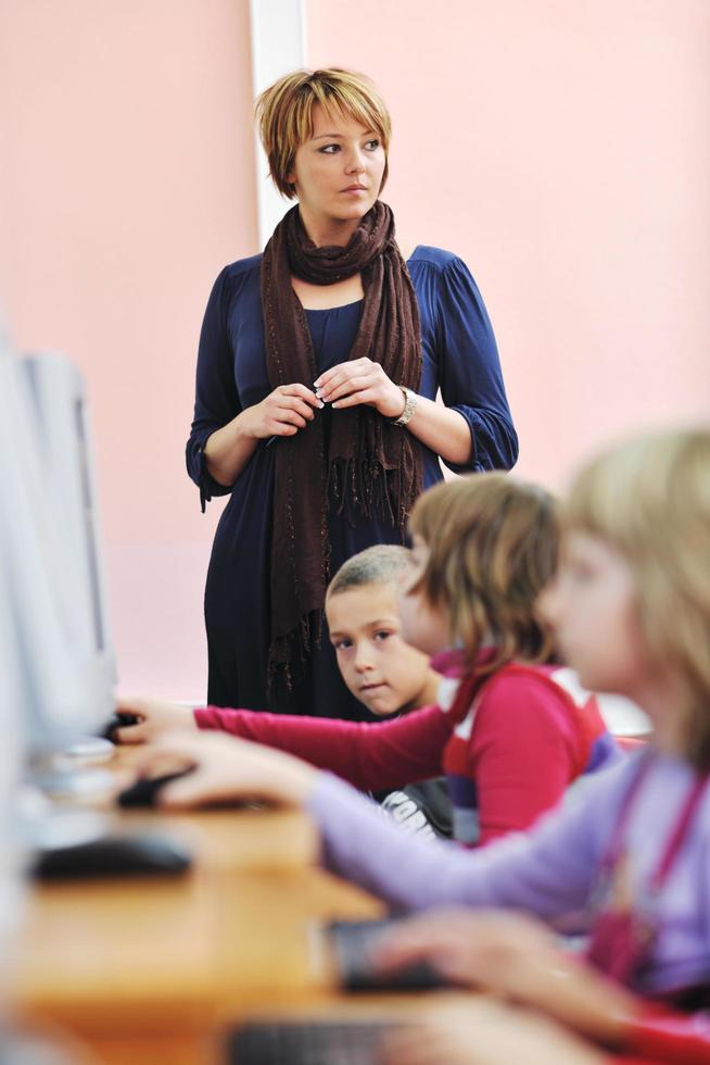 it education with children in school photo