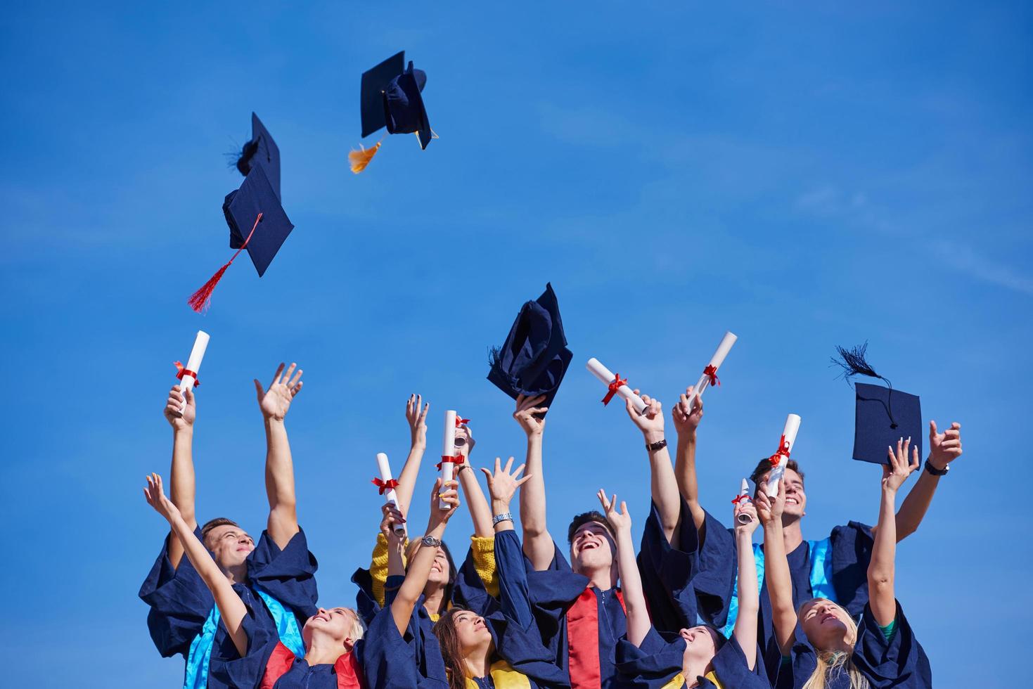 high school graduates students photo