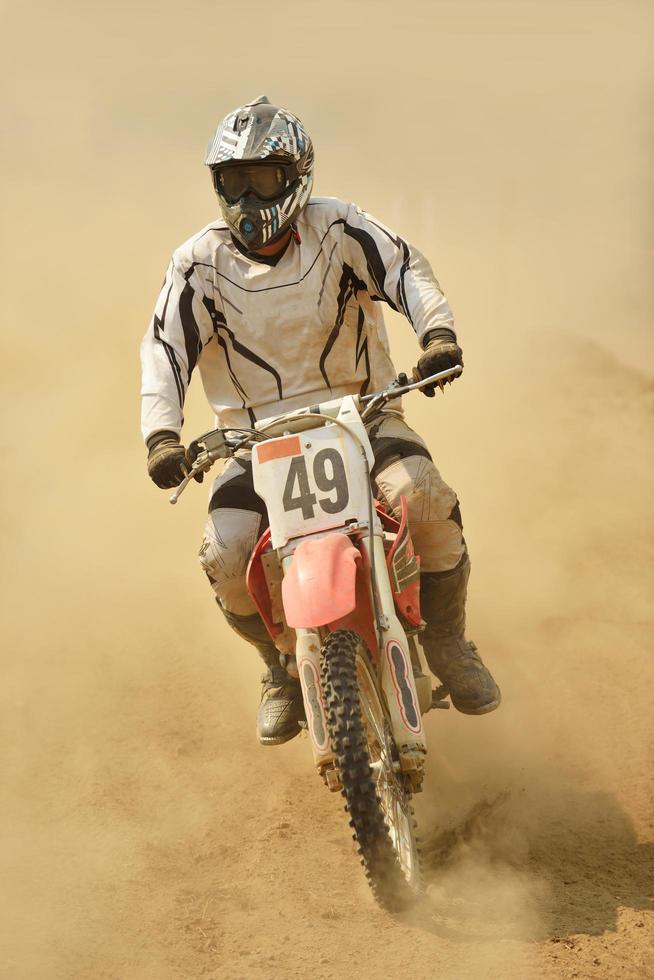 Motocross bike view photo