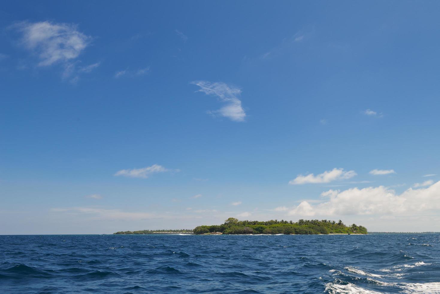 Tropical beach view photo