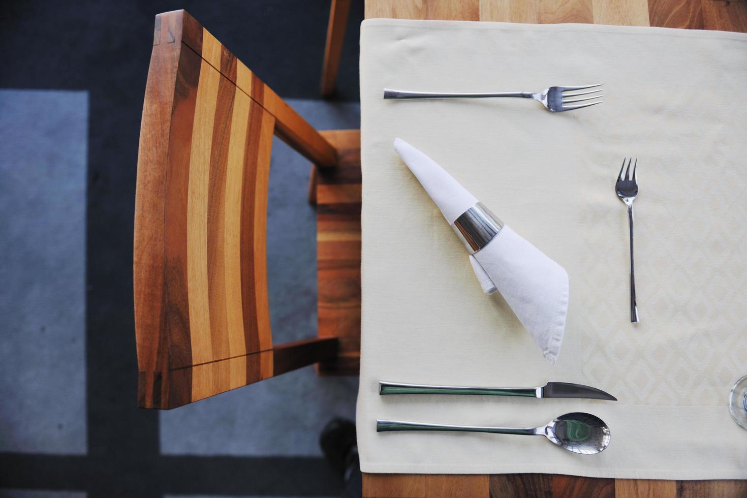 restaurant table view photo
