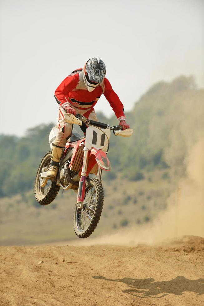 Motocross bike view photo