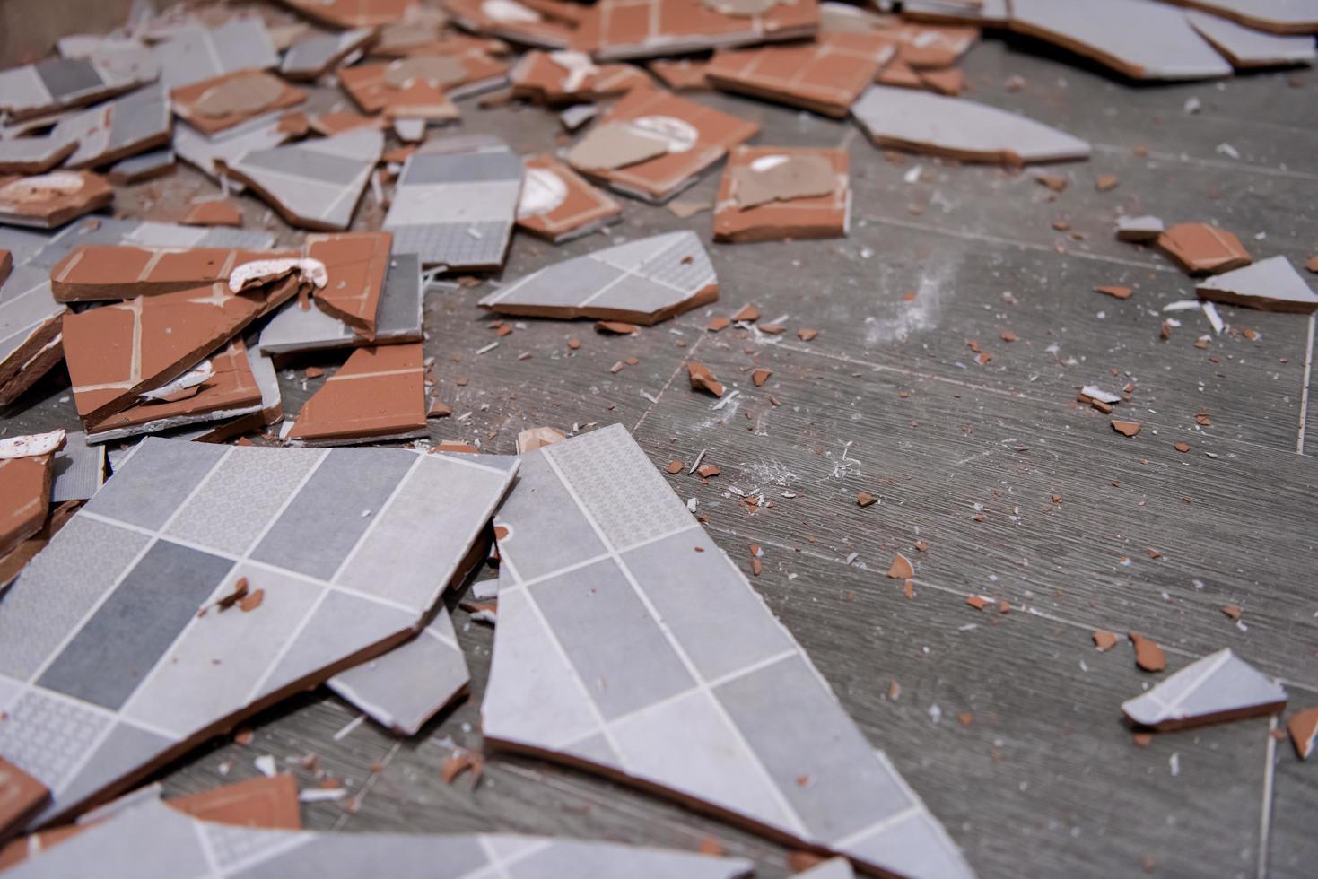 pile of ceramic tiles photo