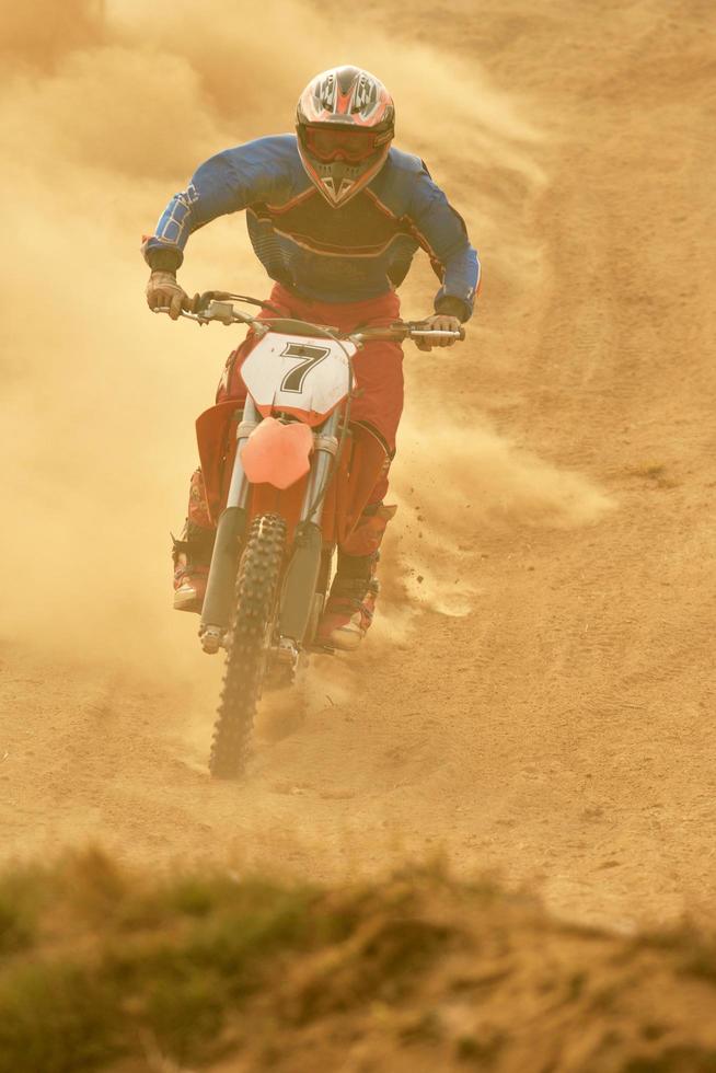 Motocross bike view photo