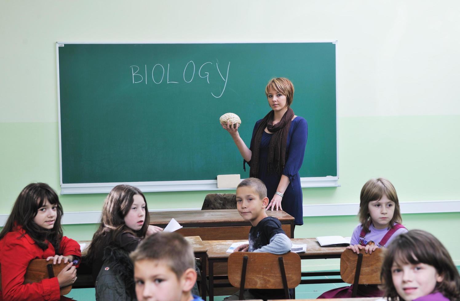 aprender biologia en la escuela foto