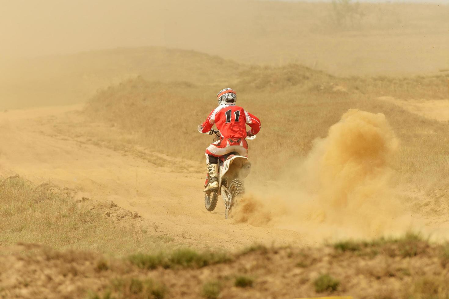 Motocross bike view photo