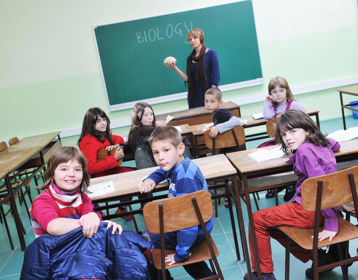 aprender biologia en la escuela foto