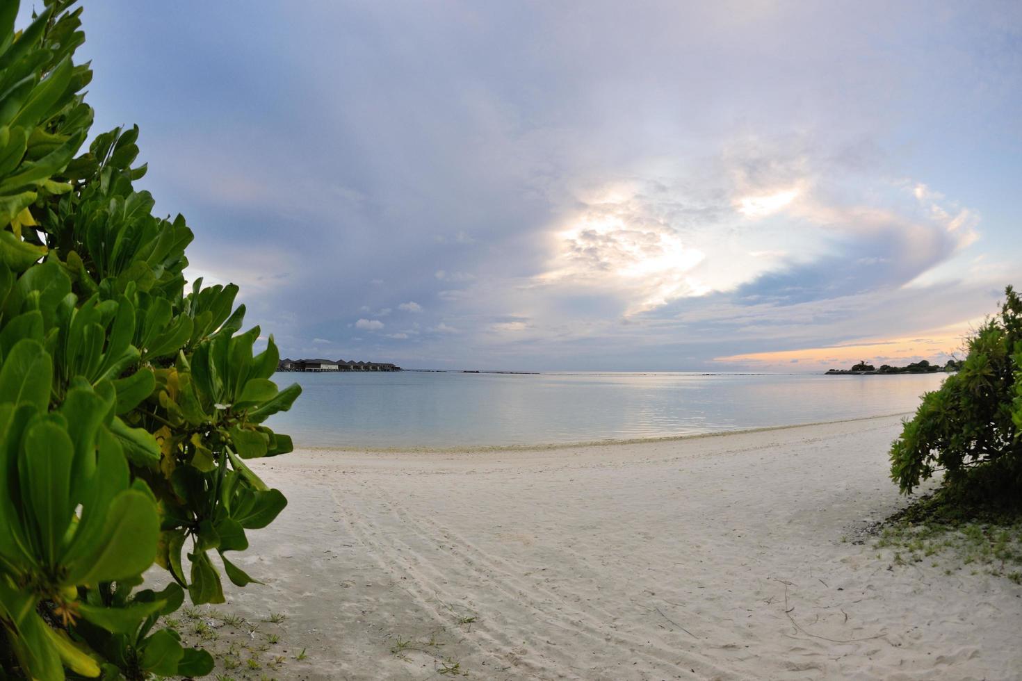 Tropical beach view photo