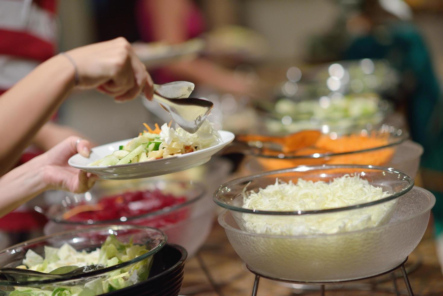 Buffet food view photo